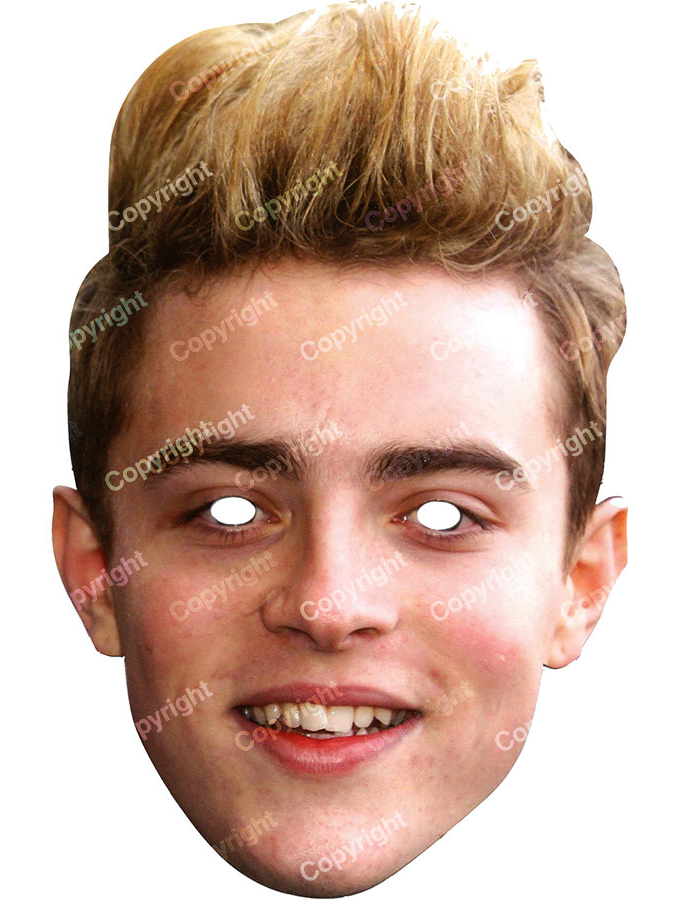 Masque carton Edward Jedward