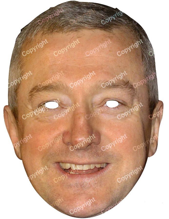 Masque carton Louis Walsh