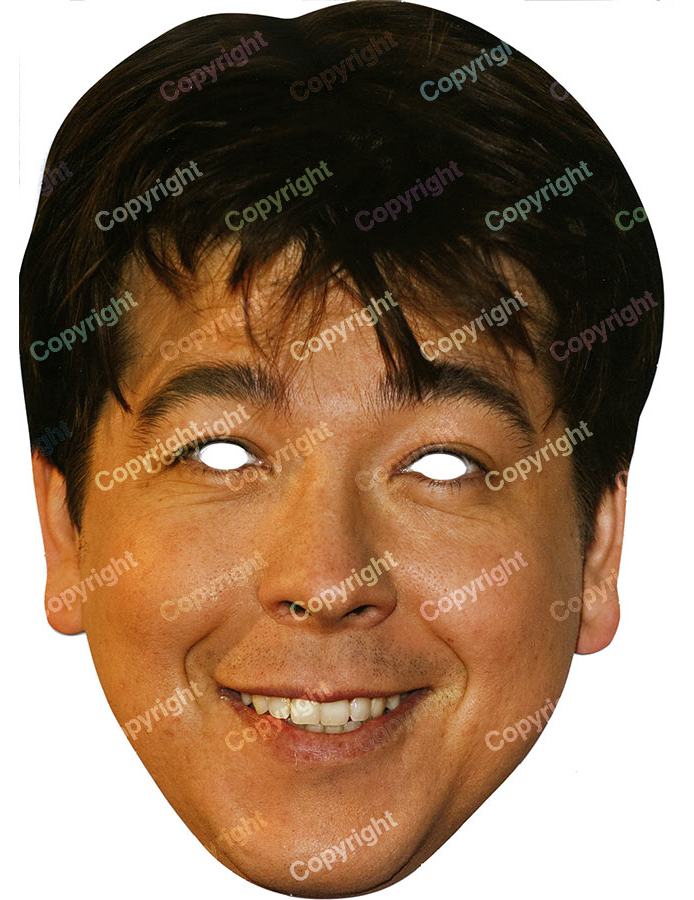 Masque carton Michael McIntyre