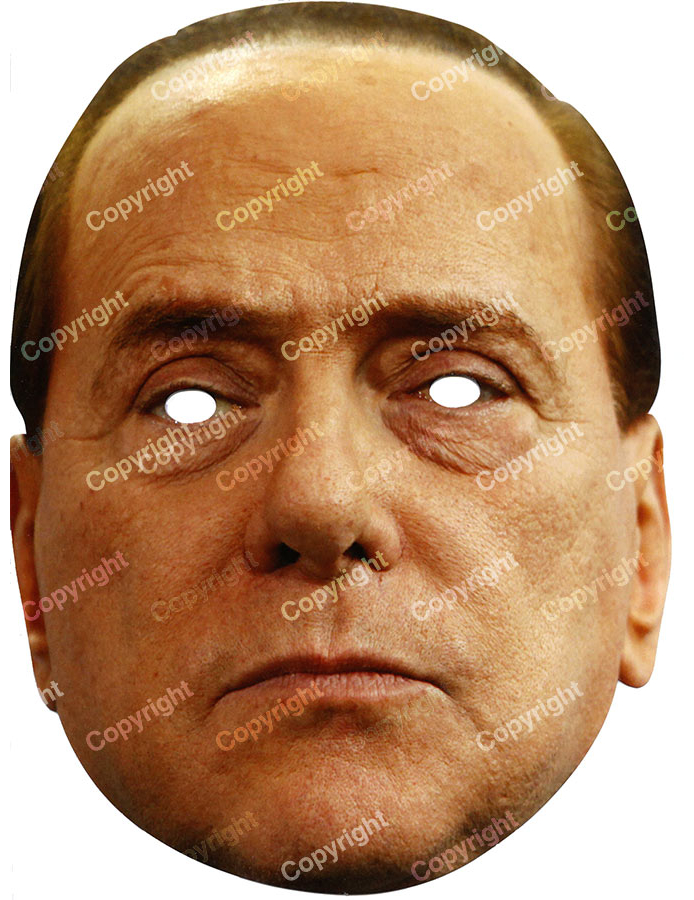 Masque carton Silvio Berlusconi
