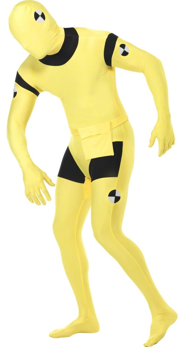 Déguisement seconde peau crash test adulte