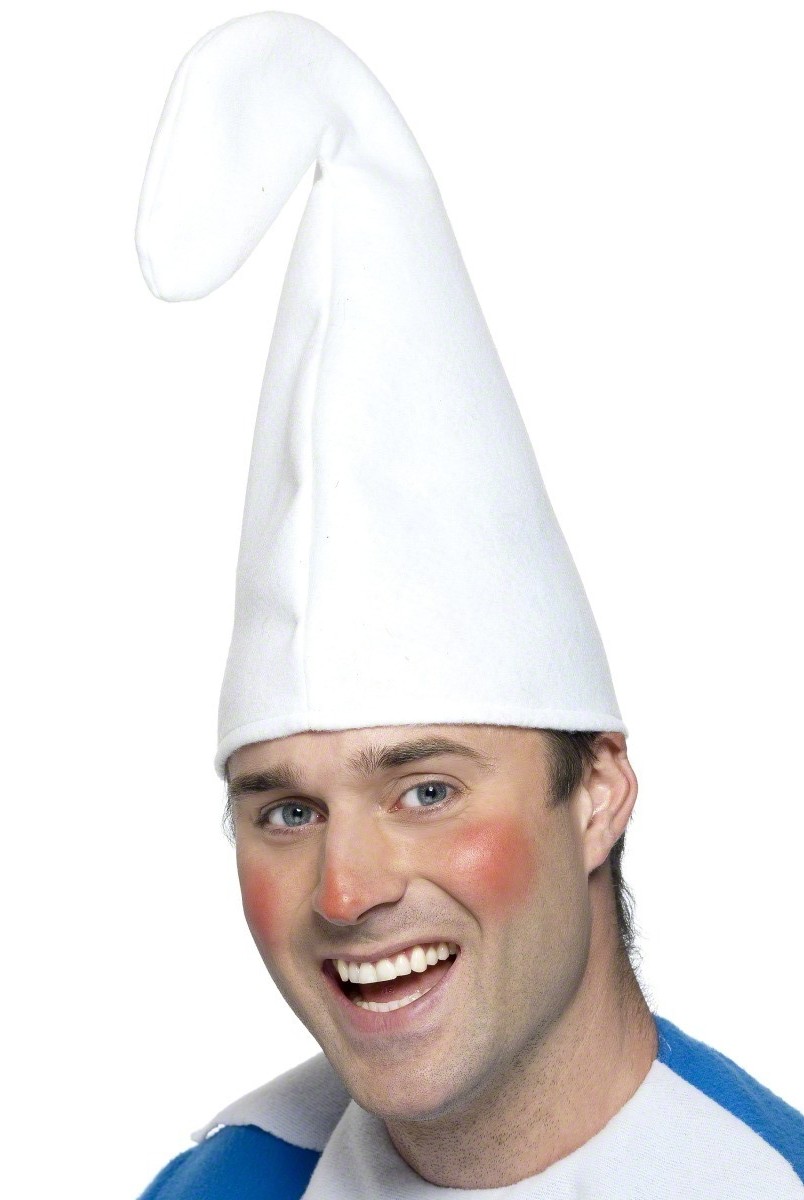 Chapeau gnome blanc adulte