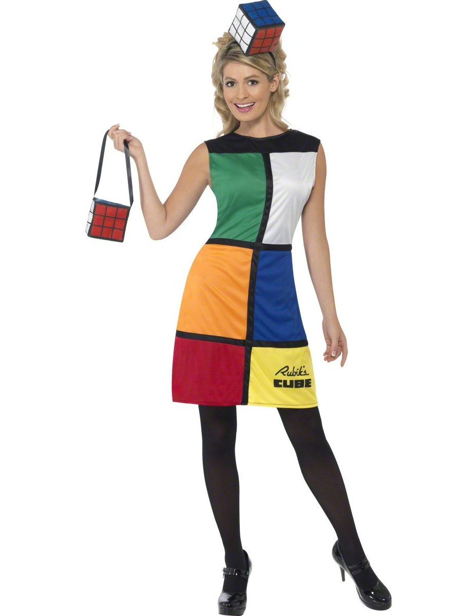 Déguisement Rubik's Cube femme