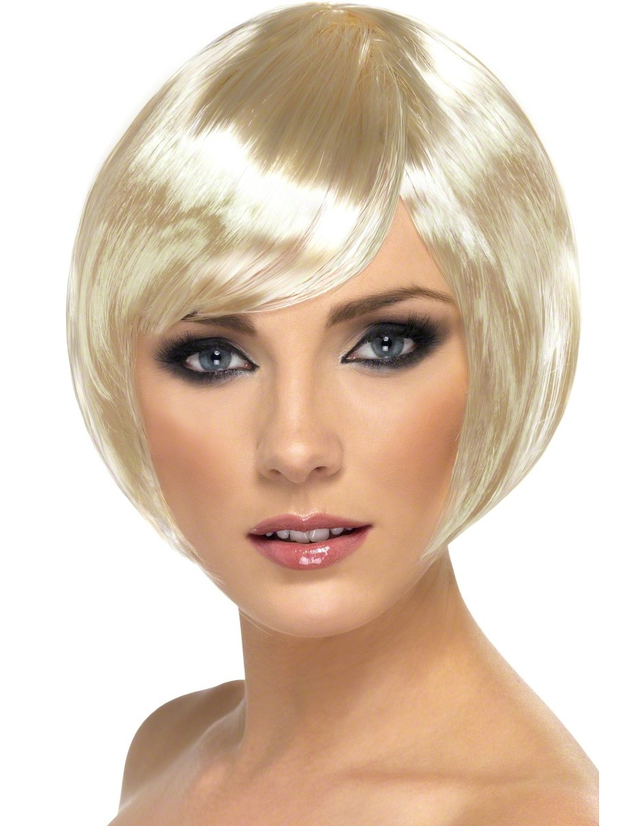Perruque cabaret courte blonde femme