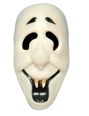 Masque fantôme souriant adulte Halloween