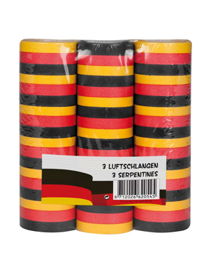 3 Serpentins supporter Allemagne