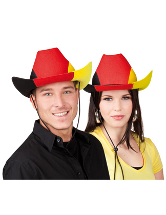 Chapeau de cowboy supporter Allemagne