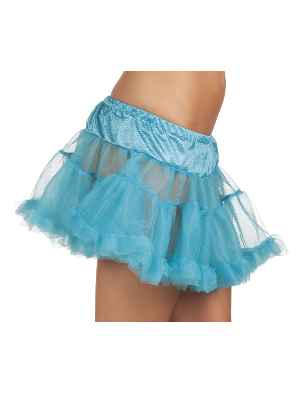 Jupon bleu turquoise en tulle femme