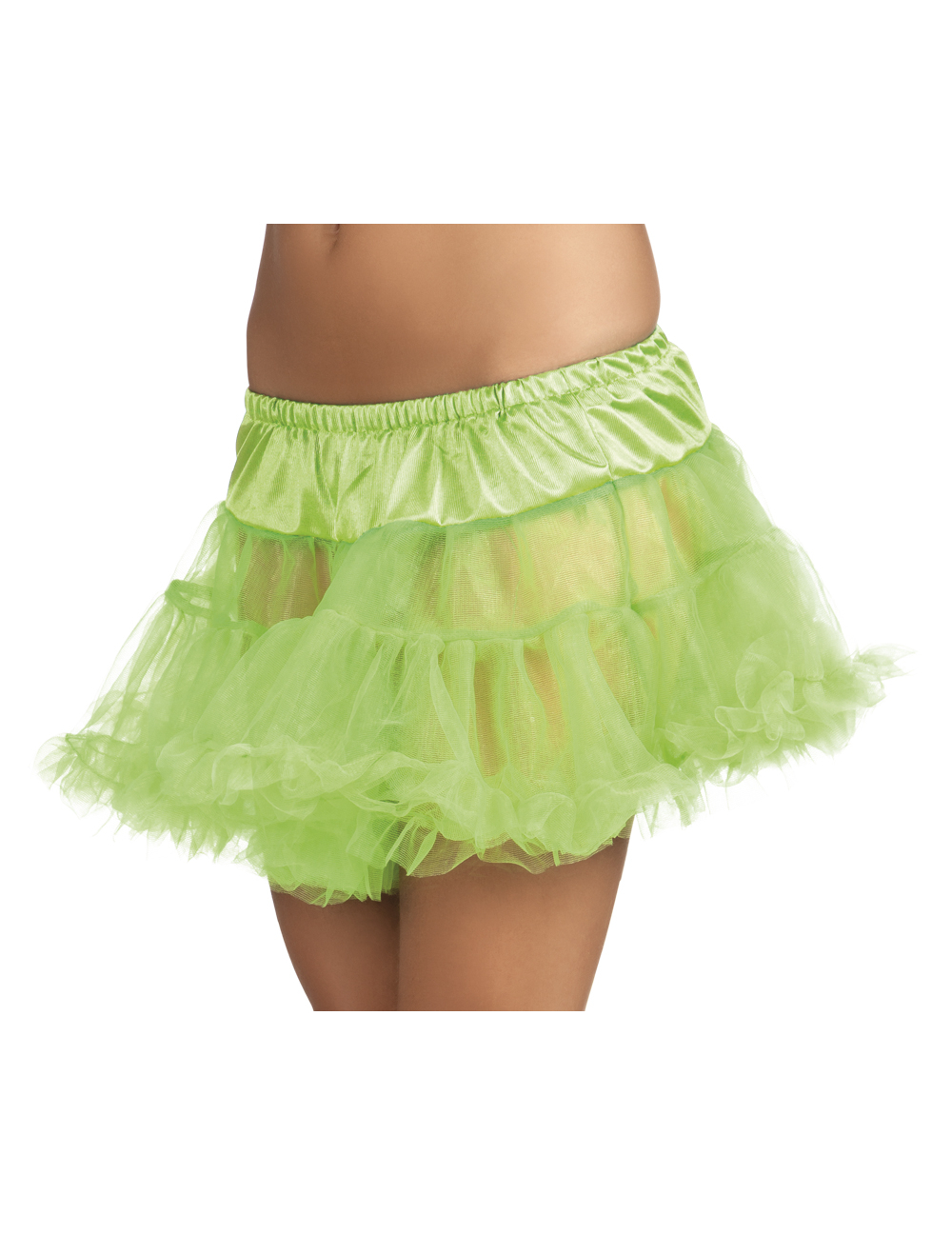 Jupon vert en tulle femme