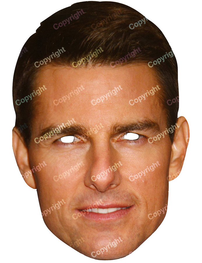 Masque carton Tom Cruise