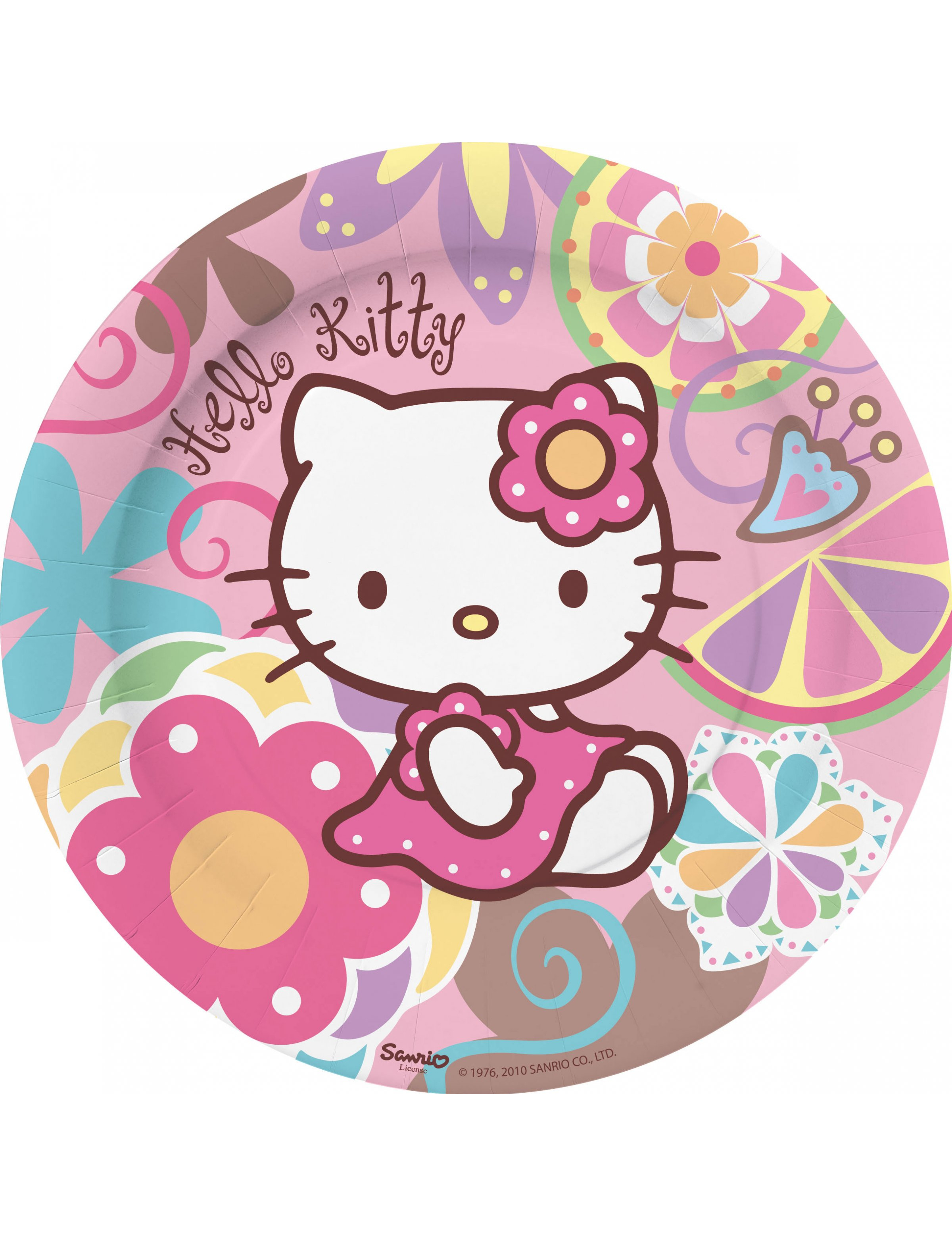 10 assiettes Hello Kitty  Bamboo