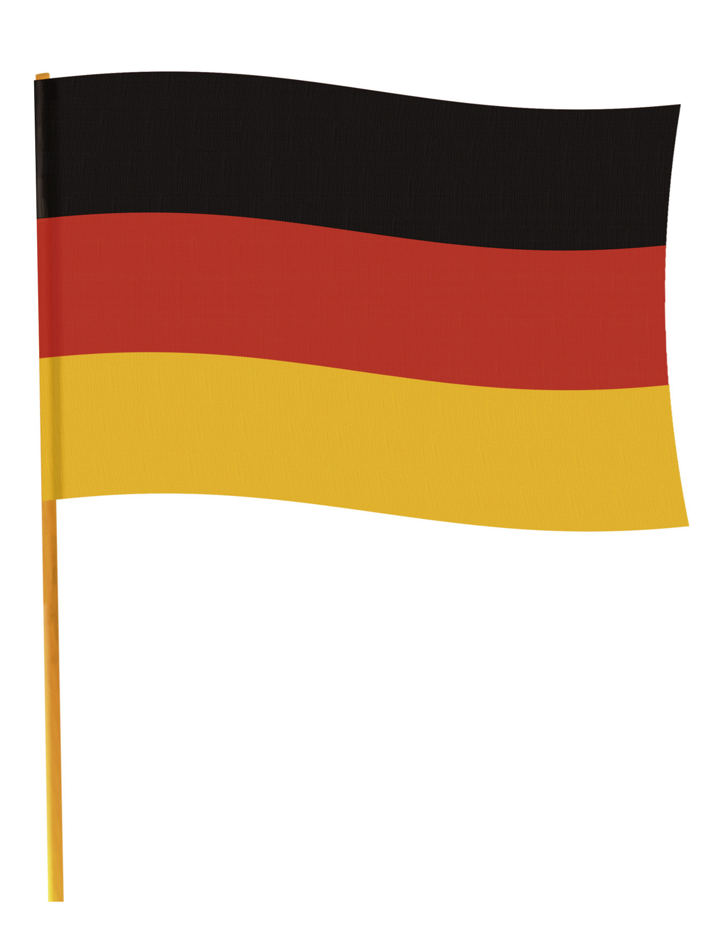 Drapeau supporter allemand 30 x 45 cm