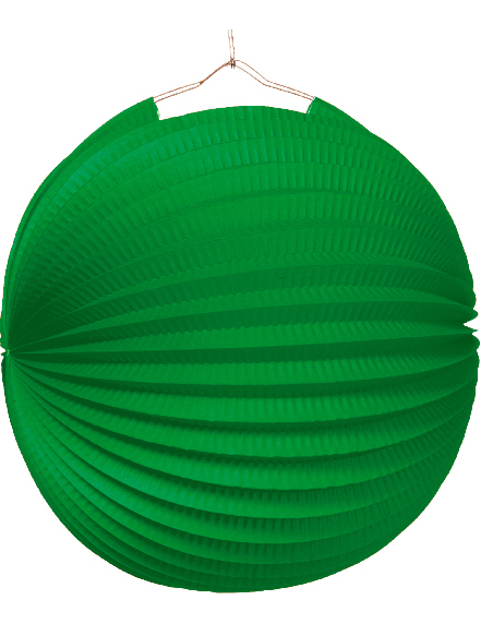 Lanterne verte 25 cm de diamètre