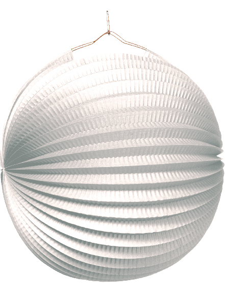 Lanterne blanche 25 cm de diamètre
