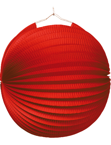 Lanterne rouge 25 cm de diamètre