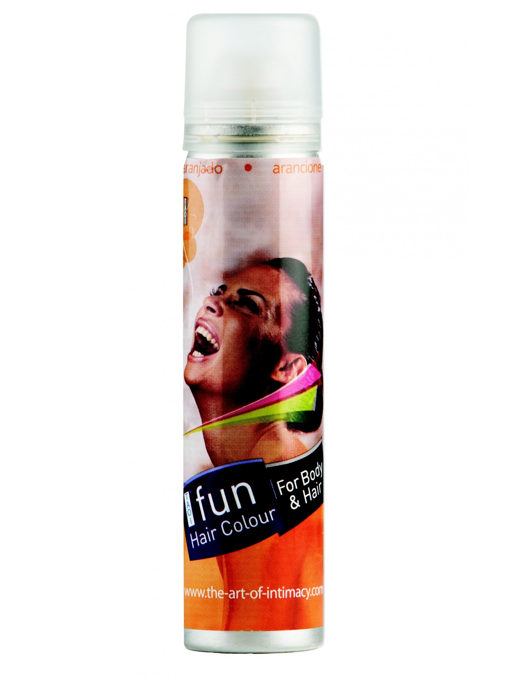 Spray corps et cheveux orange