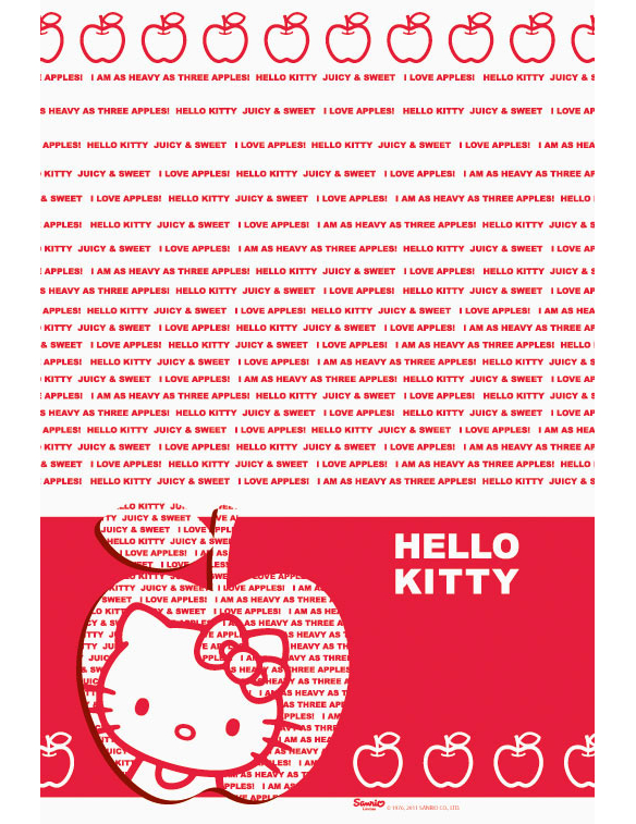 Nappe Hello Kitty Apple