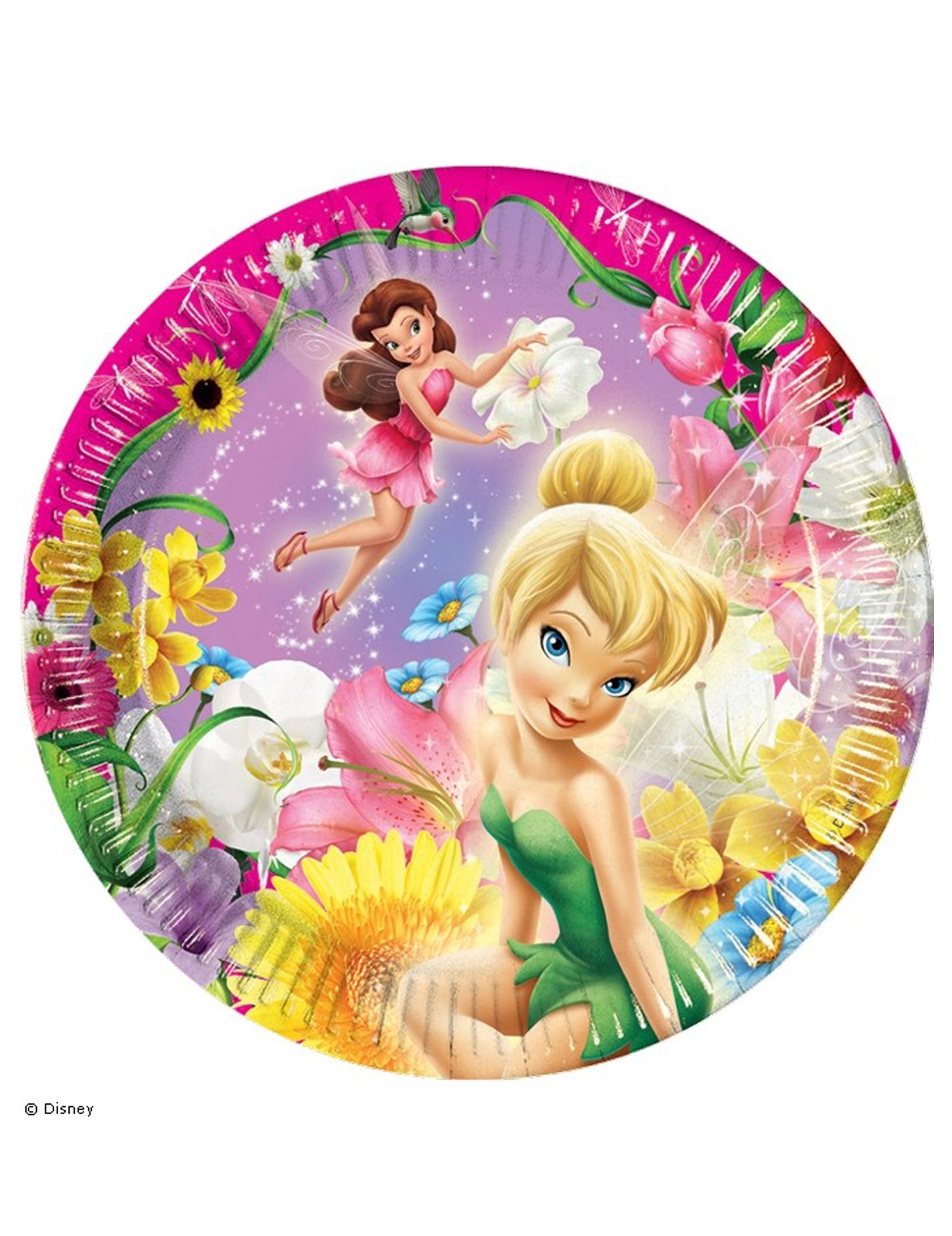 10 assiettes Clochette et ses amies