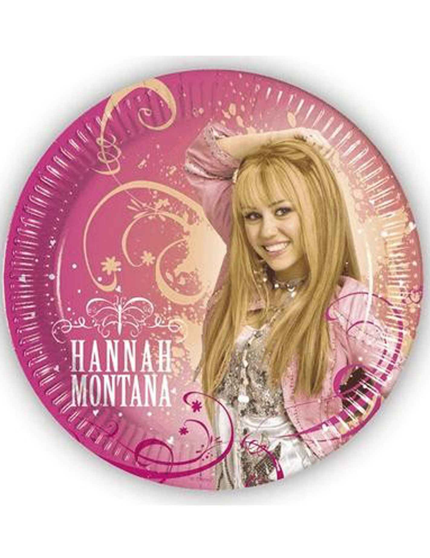 10 assiettes Hannah Montana