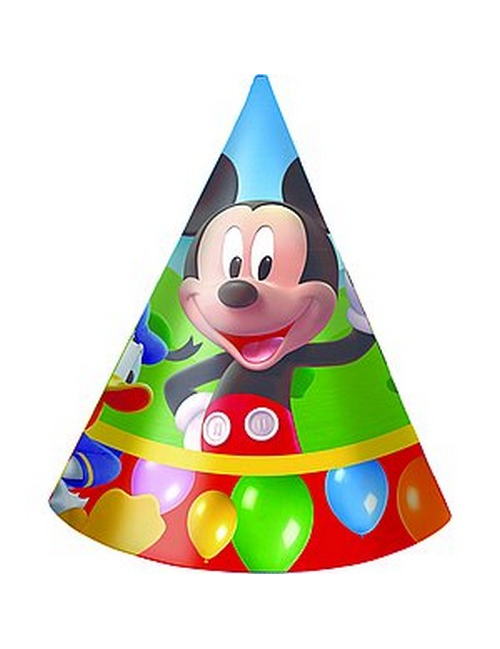 6 chapeaux Mickey Party Time