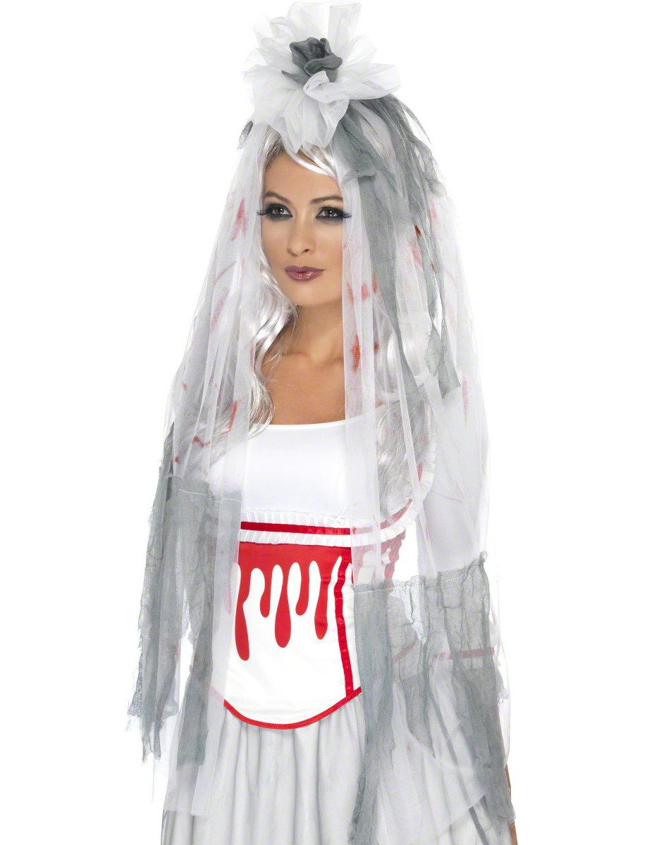 Voile mariée ensanglantée femme
