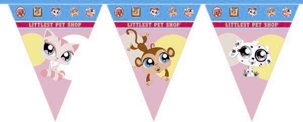 Guirlande plastique Pet Shop