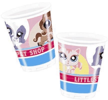 8 gobelets Pet Shop