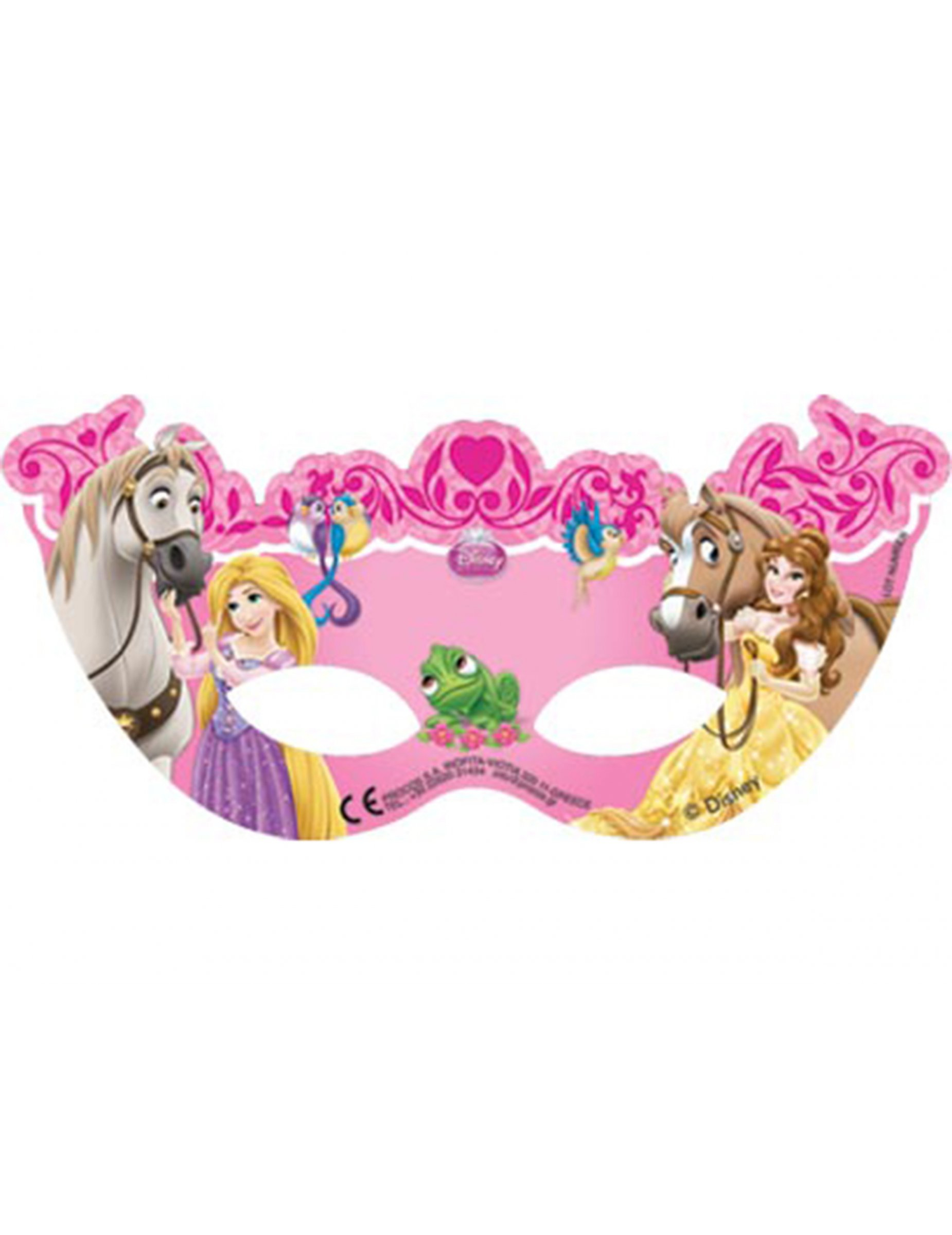 6 masques Princesse Summer Palace enfant