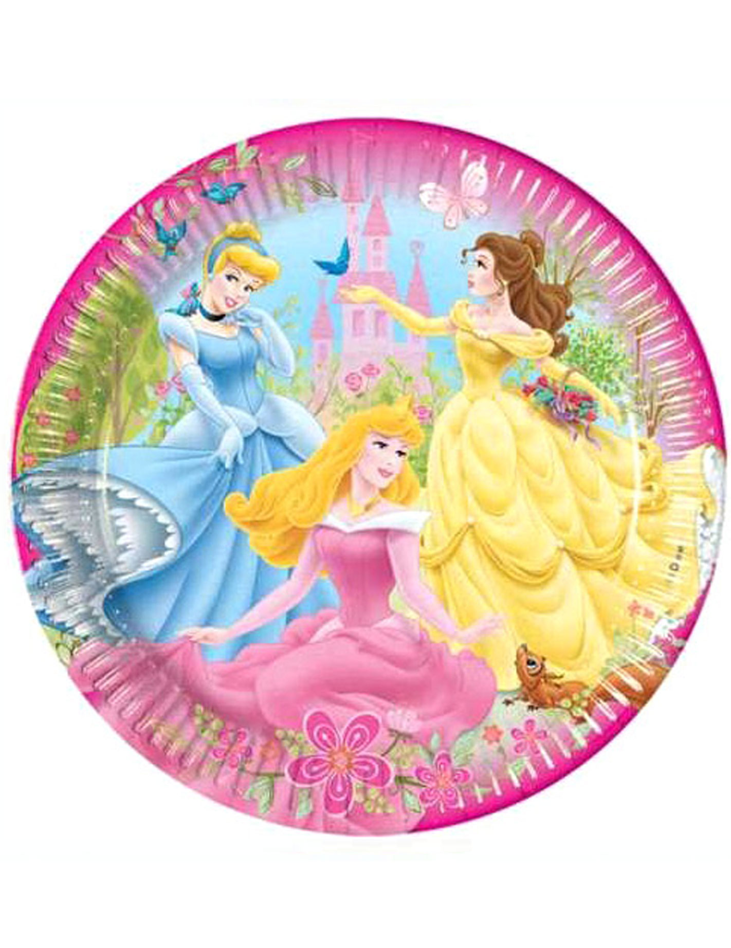 10 assiettes Princesse Summer Palace 