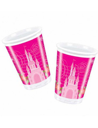 10 gobelets plastique Princesse Summer Palace