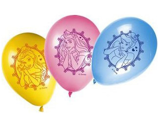 8 ballons Disney Princesses Journey