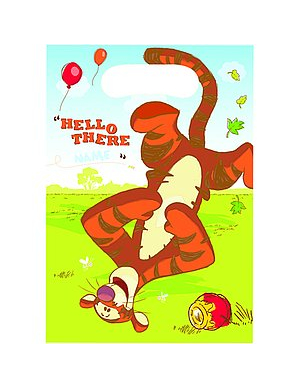 6 sacs de fête Winnie l'Ourson