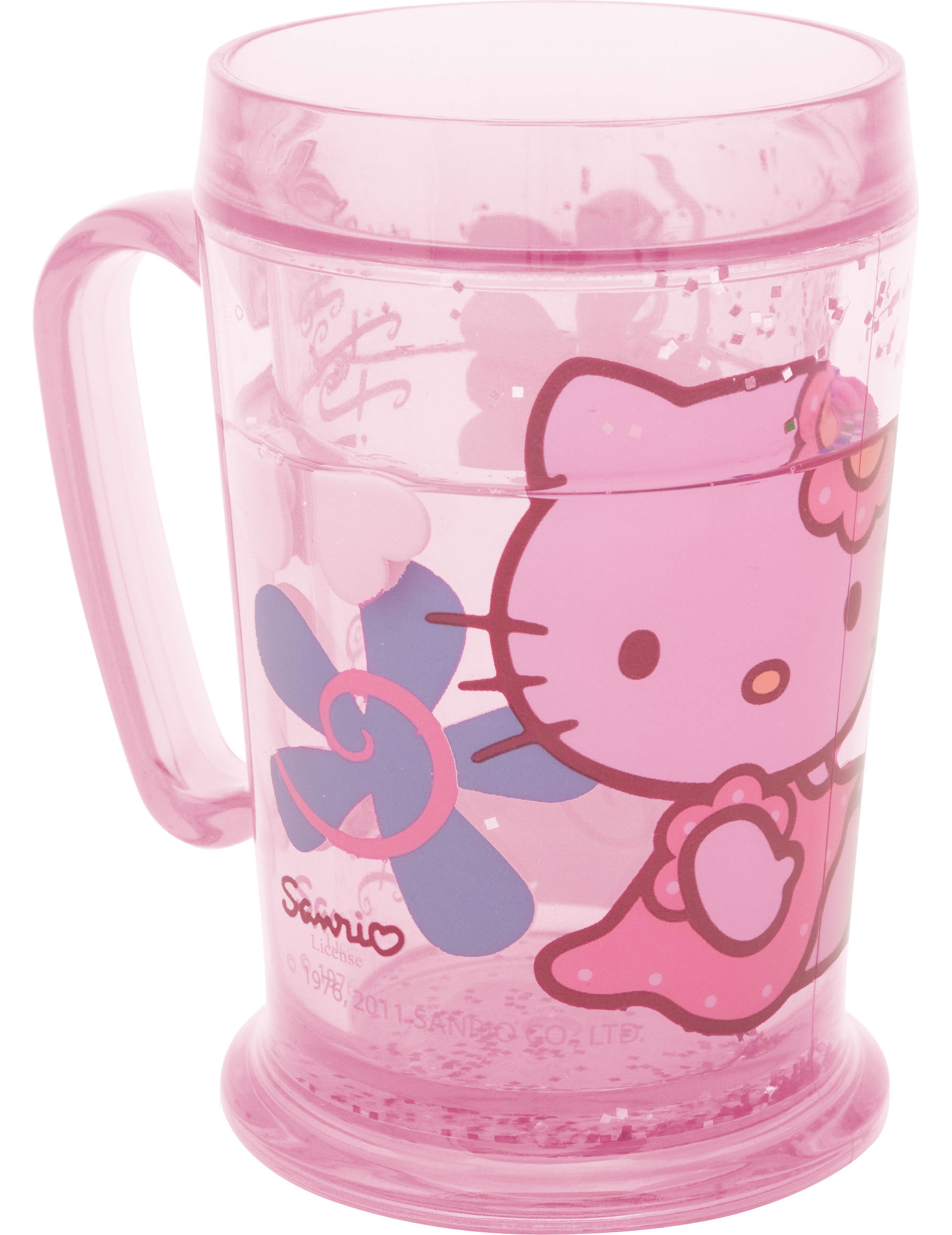 Tasse paroi à paillettes Hello Kitty Bamboo