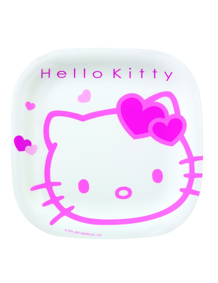 Assiette mélamine Hello Kitty