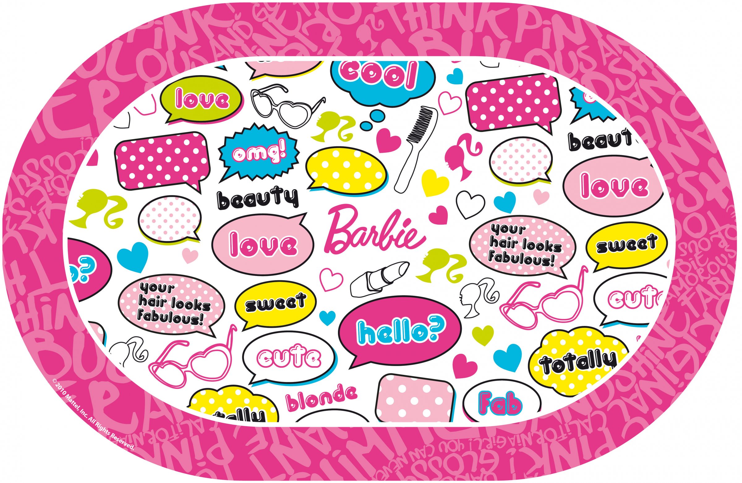 Set de table Barbie