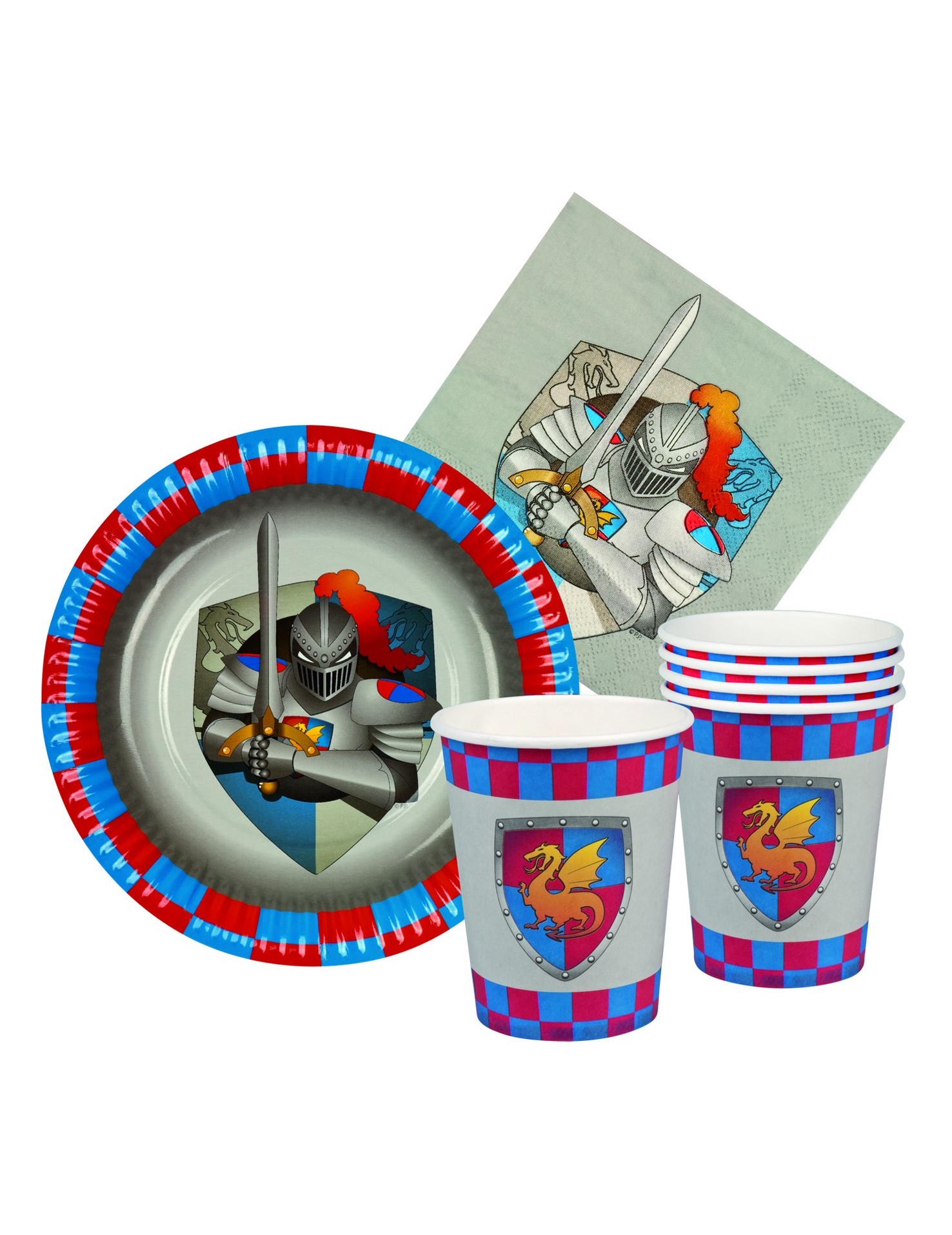 Set de table chevalier médiéval
