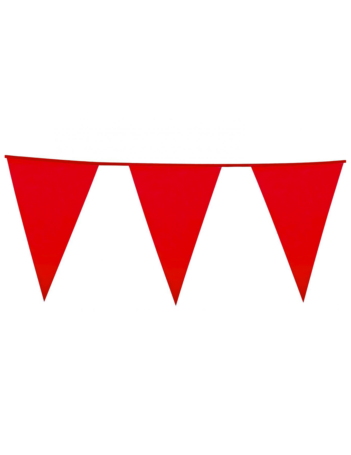 Guirlande fanions rouge