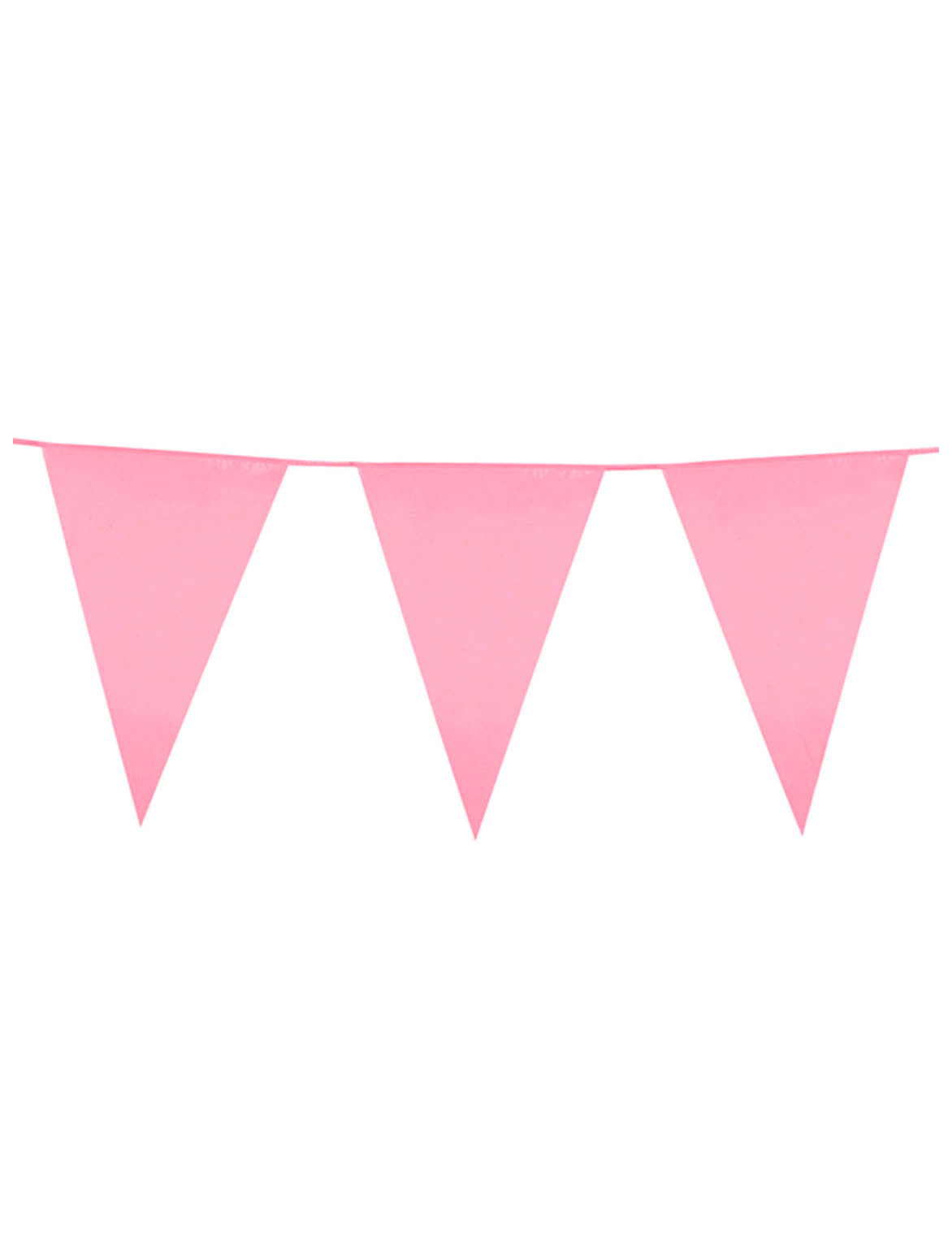 Guirlande fanions rose 10 mètres
