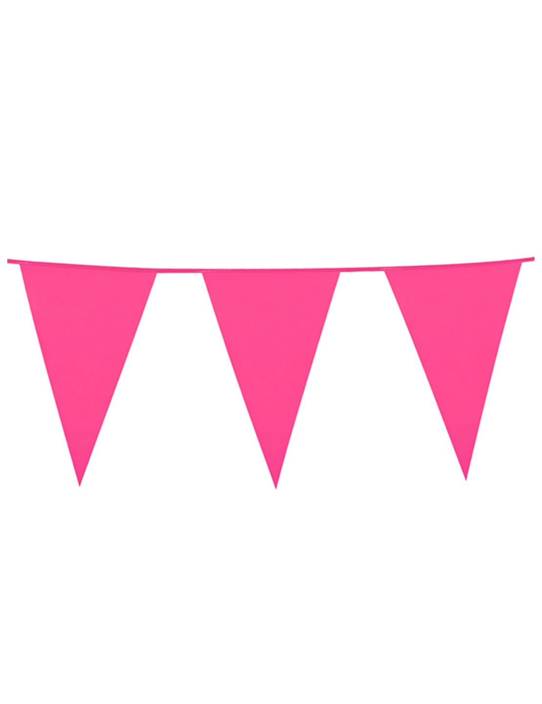 Guirlande fanions rose vif