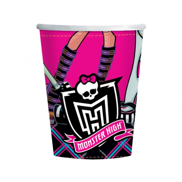 Lots de 8 gobelets Monster high Halloween