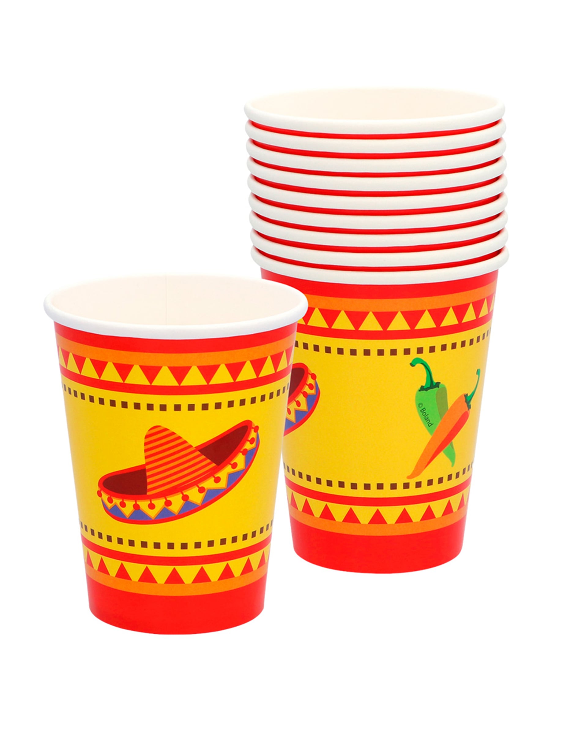 10 Gobelets mexicains 21 cl