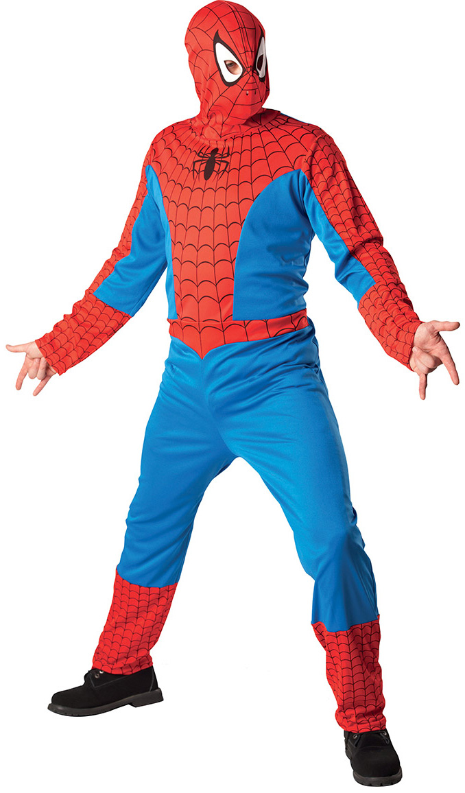 Déguisement Spider-Man adulte avec cagoule