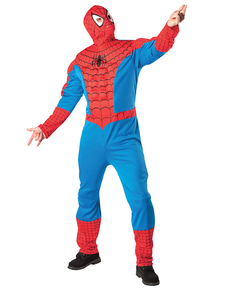 Déguisement Spider-Man adulte avec torse et cagoule