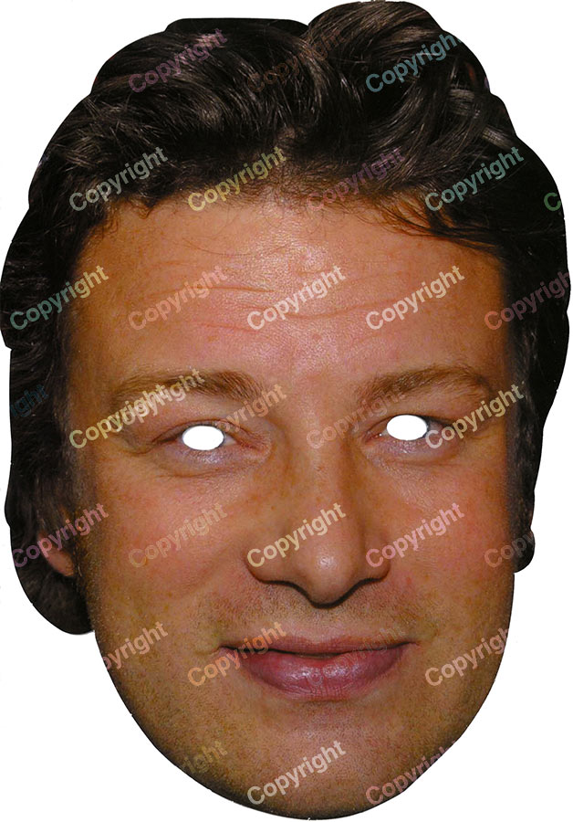 Masque carton Jamie Oliver