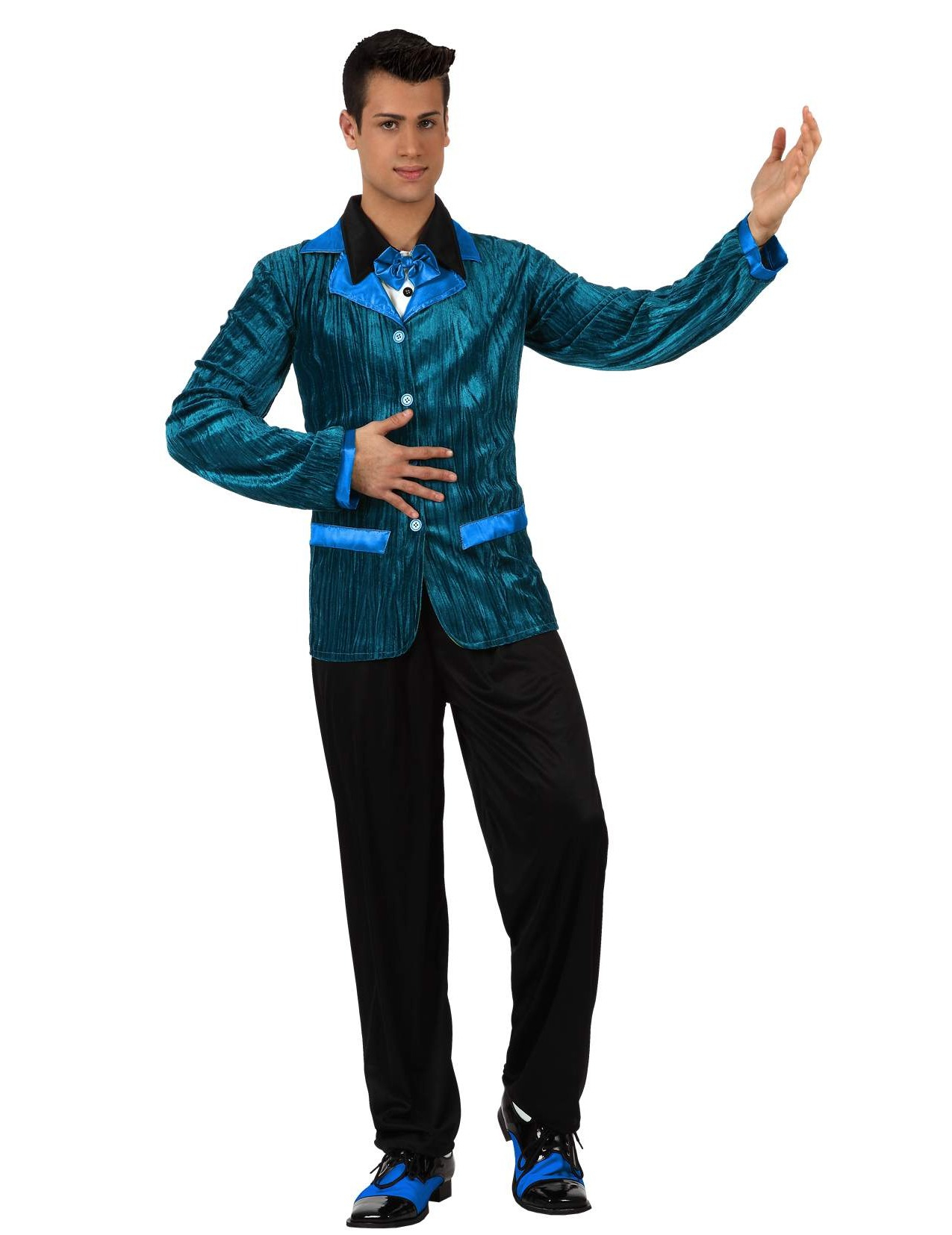 Déguisement style années 60 bleu homme