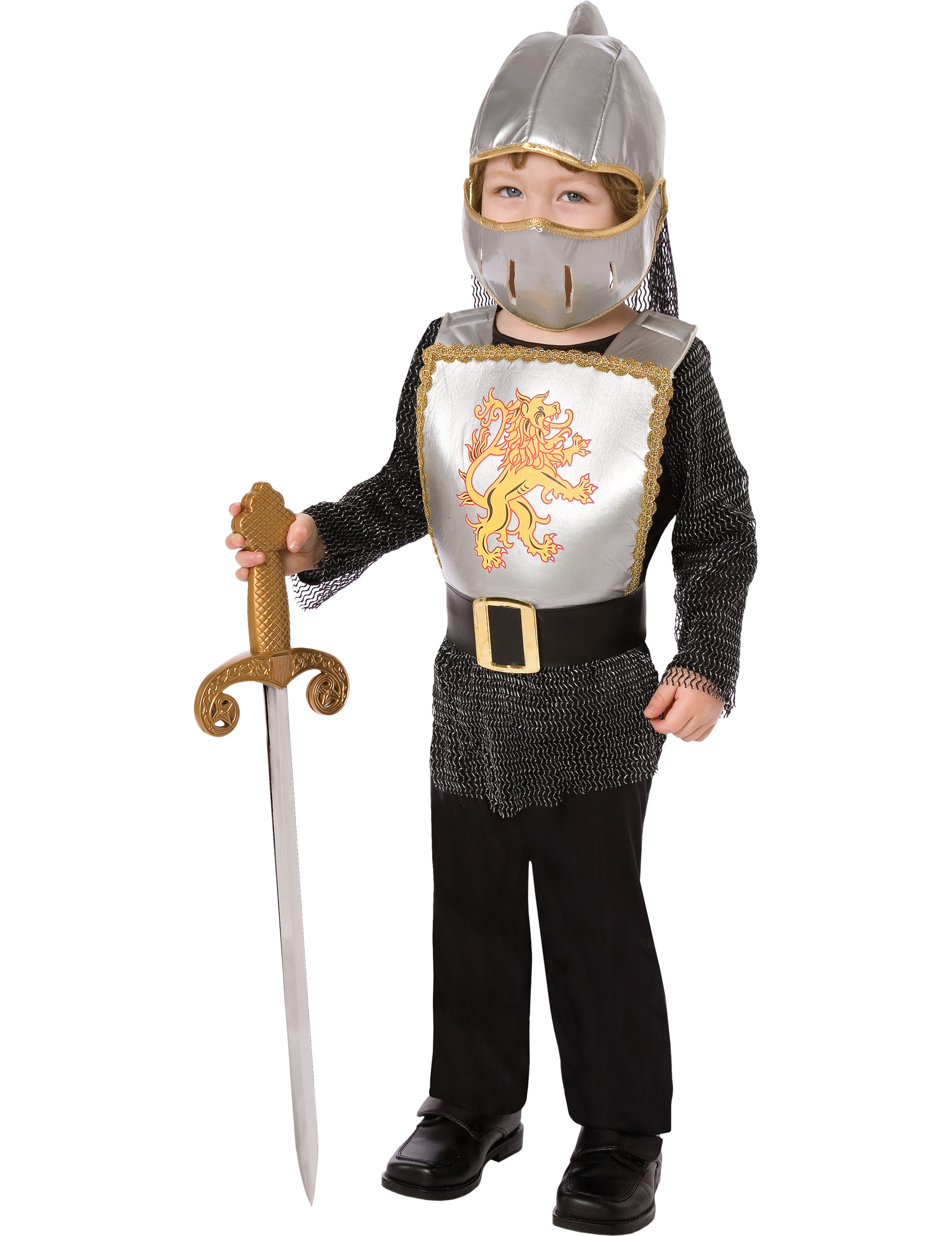 Déguisement chevalier médiéval enfant en armure