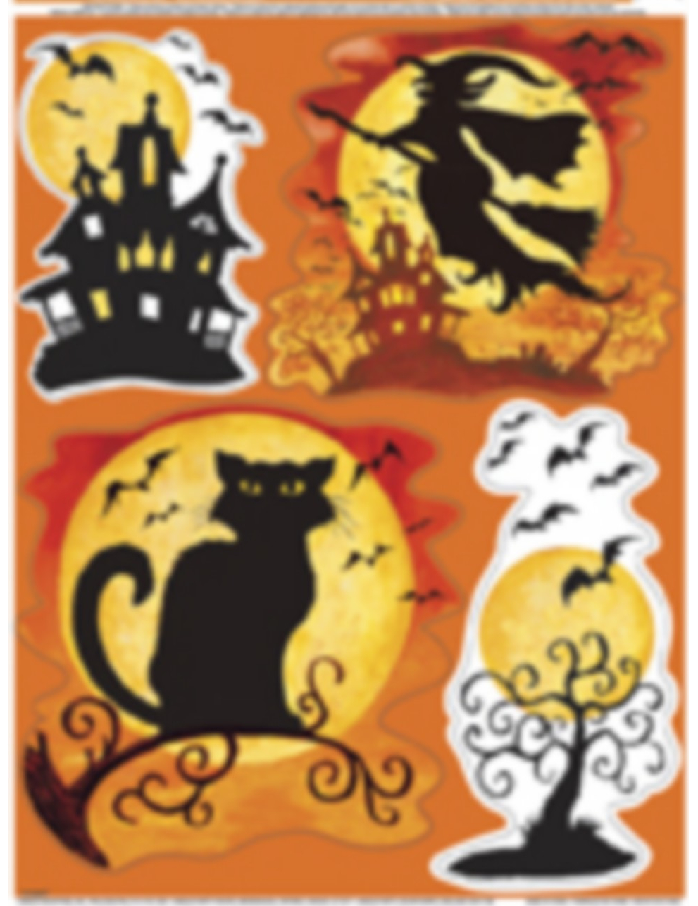 Autocollants pour fenêtres Halloween