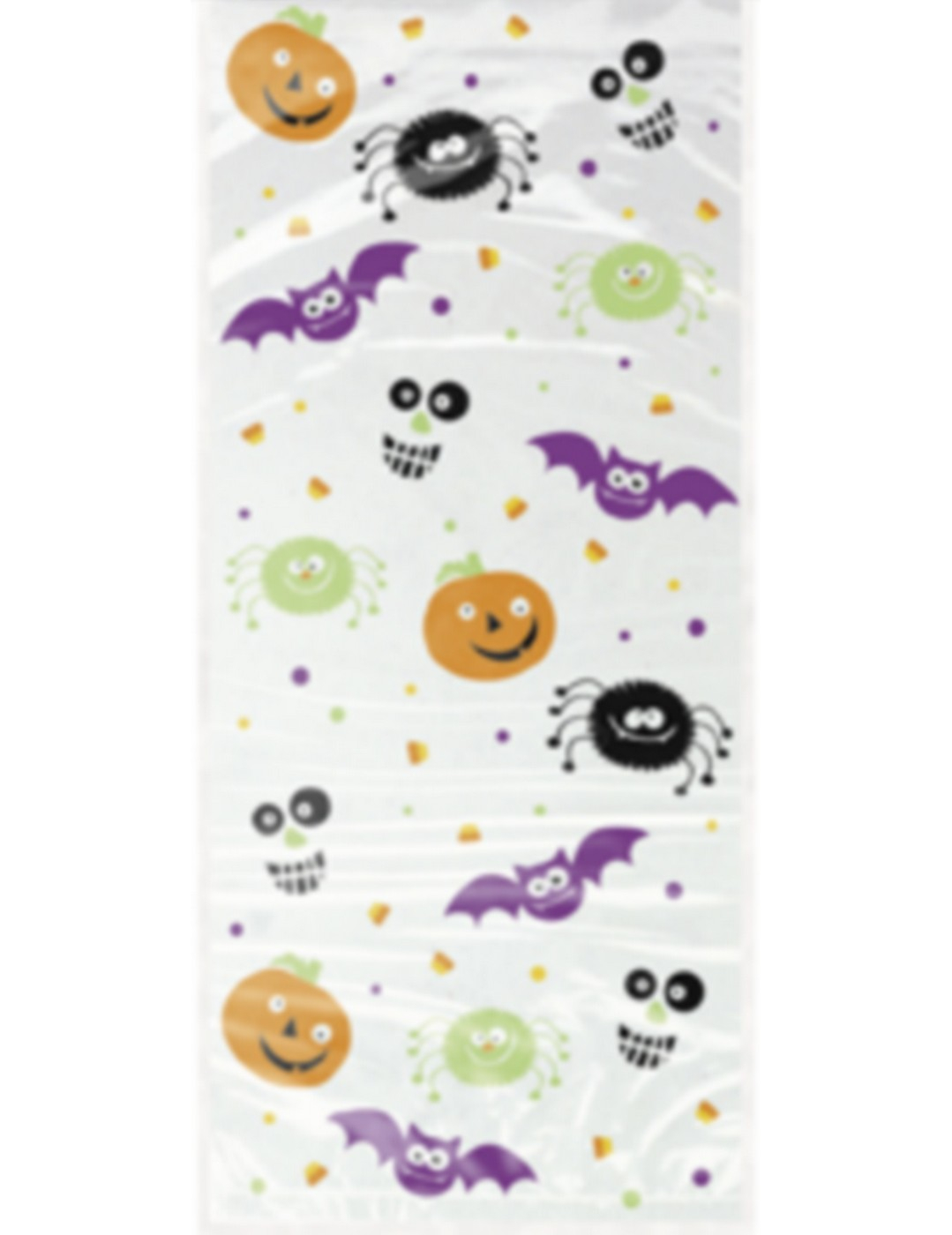 20 sachets cellophane Petits Monstres Halloween
