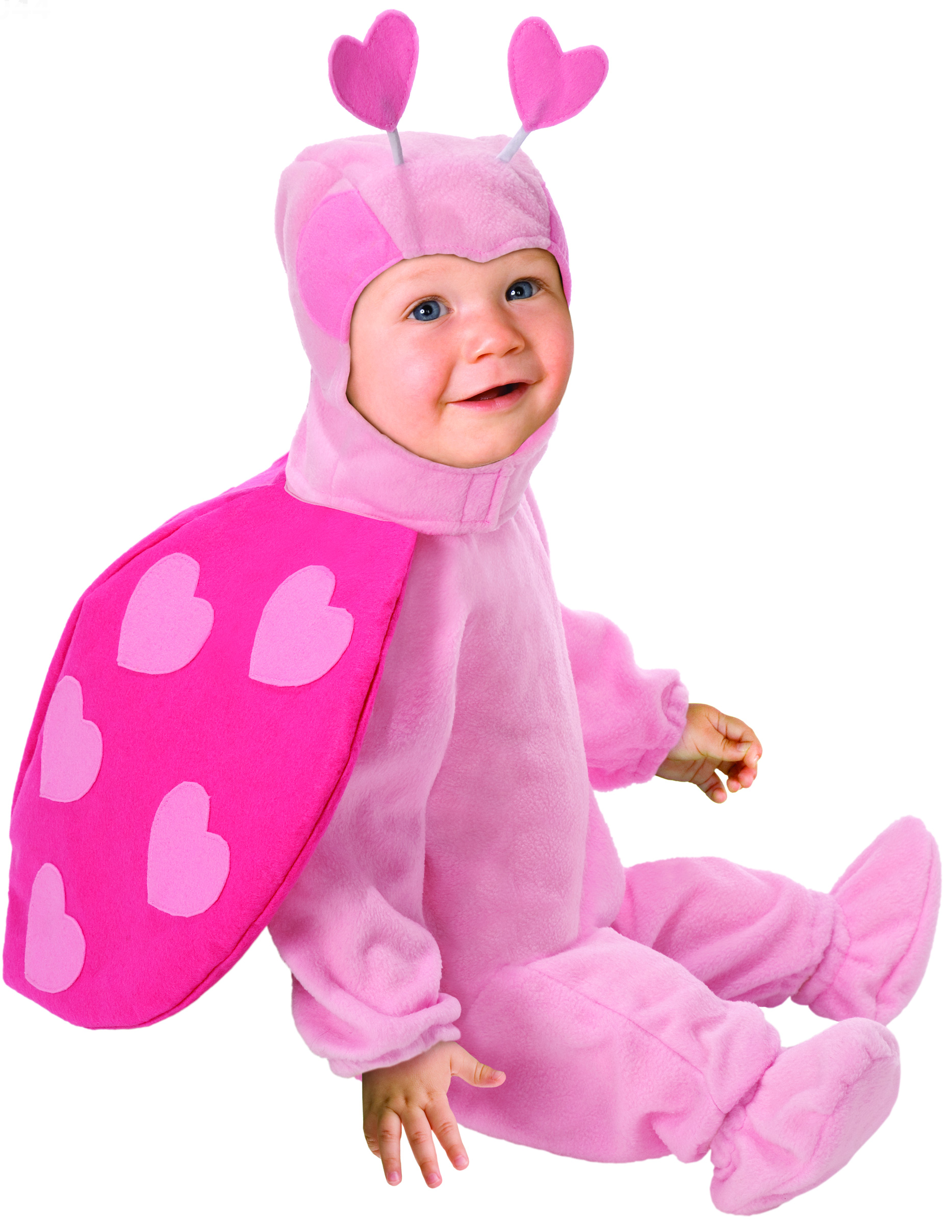 Déguisement coccinelle rose bébé