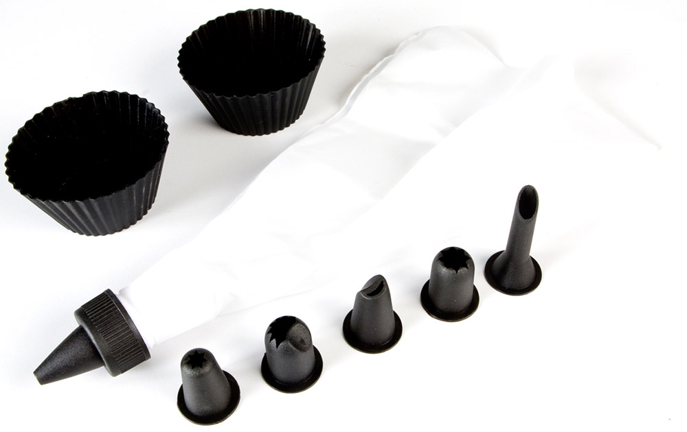 Kit pour cupcakes noir